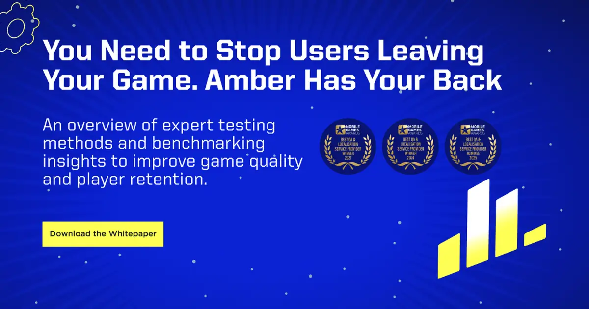You Need to Stop Users Leaving Your Game. Amber Has Your Back